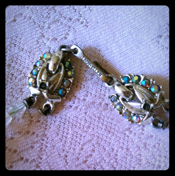 Vintage Lady Ellen Crystal Bead Necklace - Picture 7 of 8